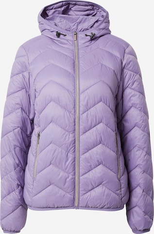 Fransa Between-Season Jacket in Purple: front