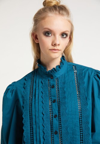 myMo ROCKS Blouse in Blauw