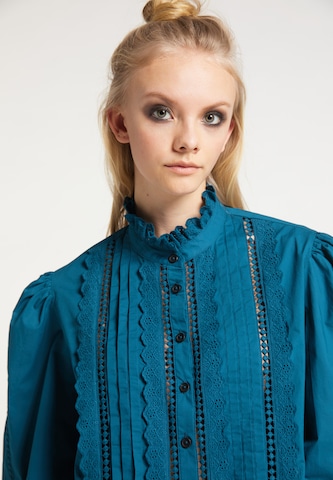 myMo ROCKS Blouse in Blue