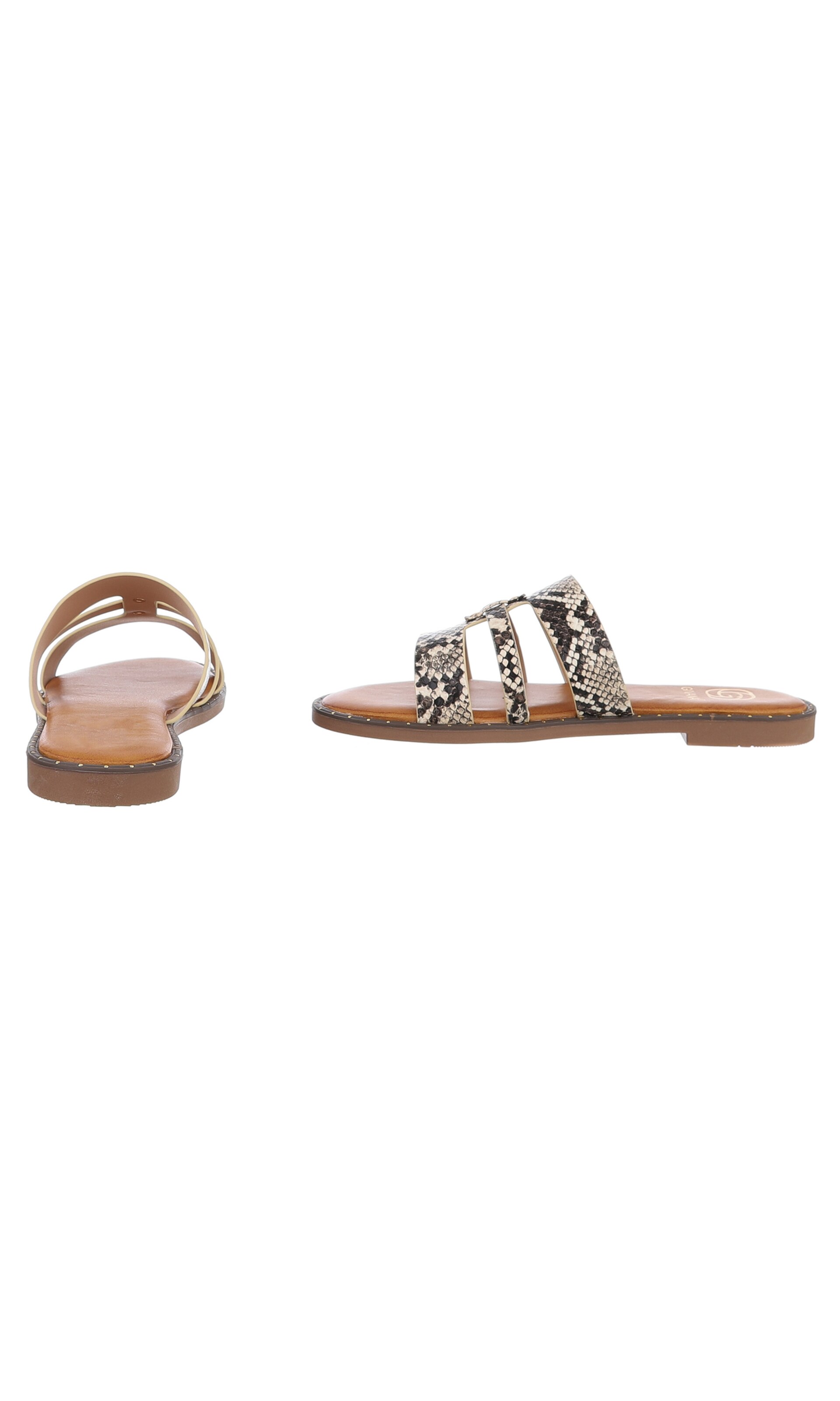 Ital-Design Pantolette in Grau