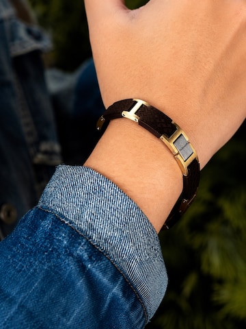 Holzwerk Bracelet 'EIBSEE' in Brown: front