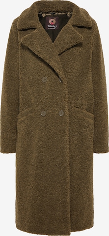 taddy Between-Seasons Coat in Green: front