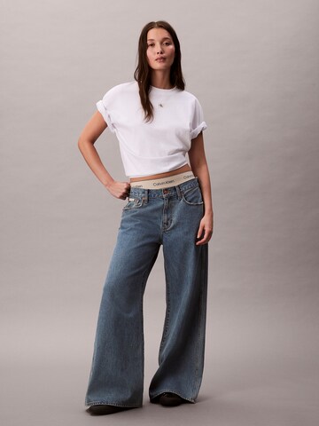 Calvin Klein Jeans Μπλουζάκι σε λευκό