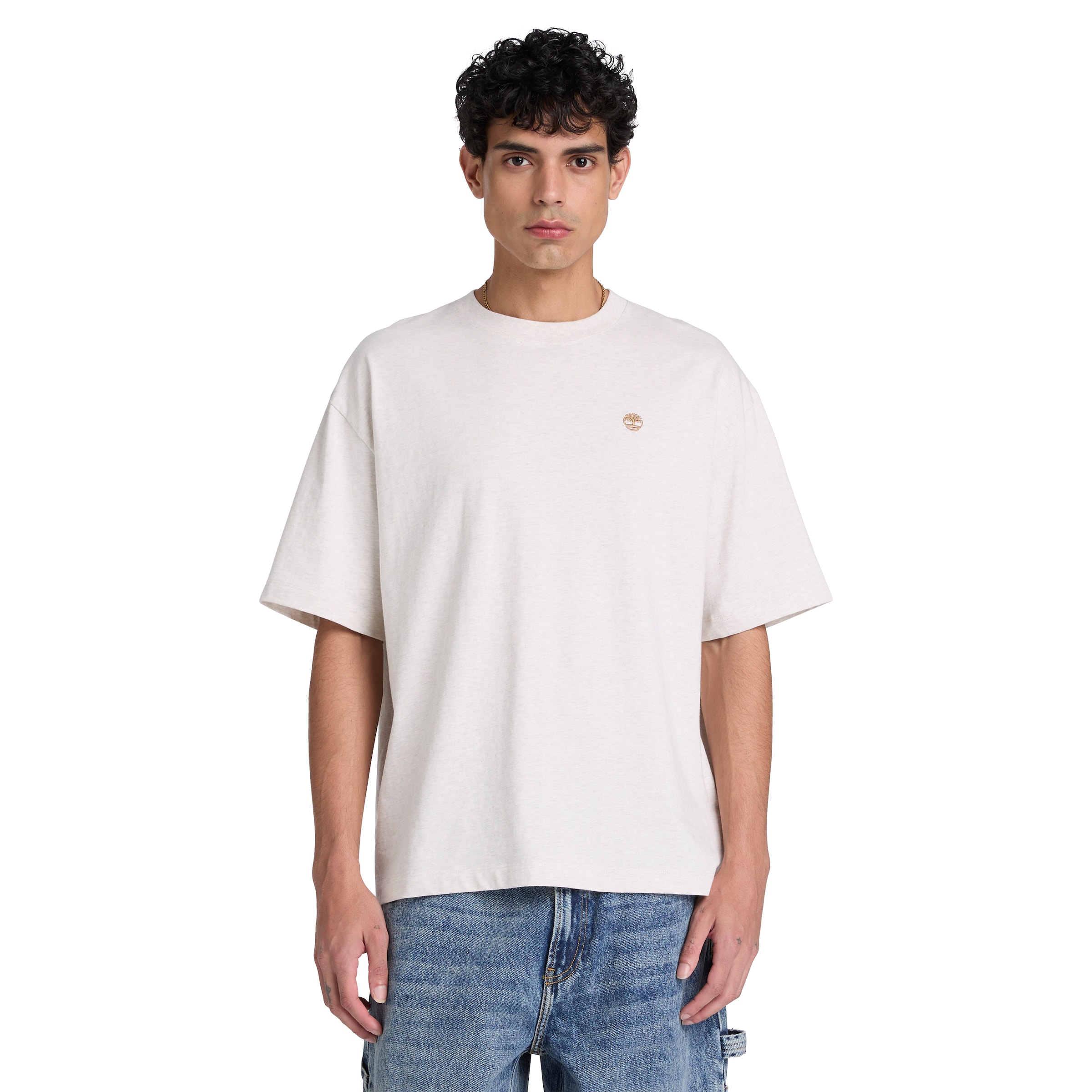 TIMBERLAND T-Shirt in Weiß: Vorderseite