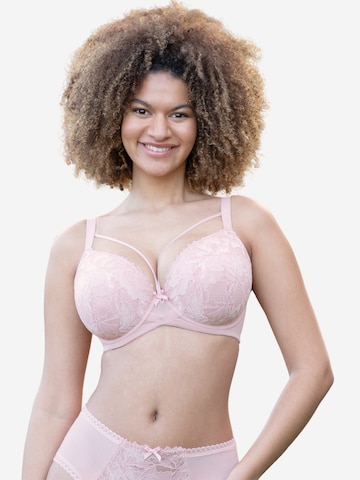 SugarShape Balconette BH 'Vienna Strappy' in Roze: voorkant