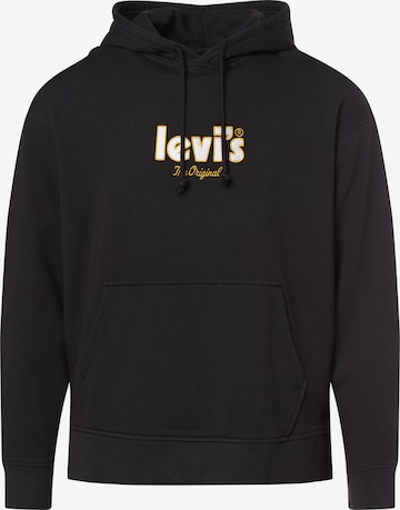 LEVI'S Regular fit Sweatshirt in Black: front