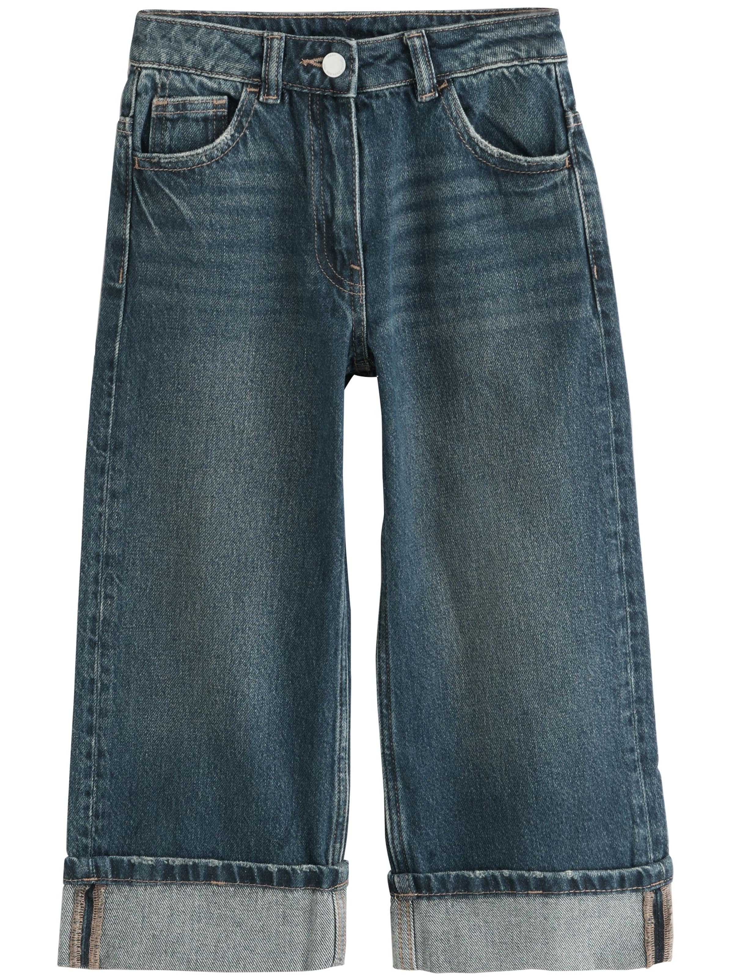 mėlyna Next Plačios klešnės Džinsai: priekis