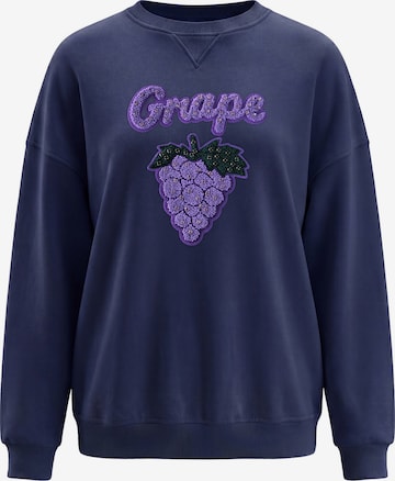 MYMO - Sweatshirt em azul: frente