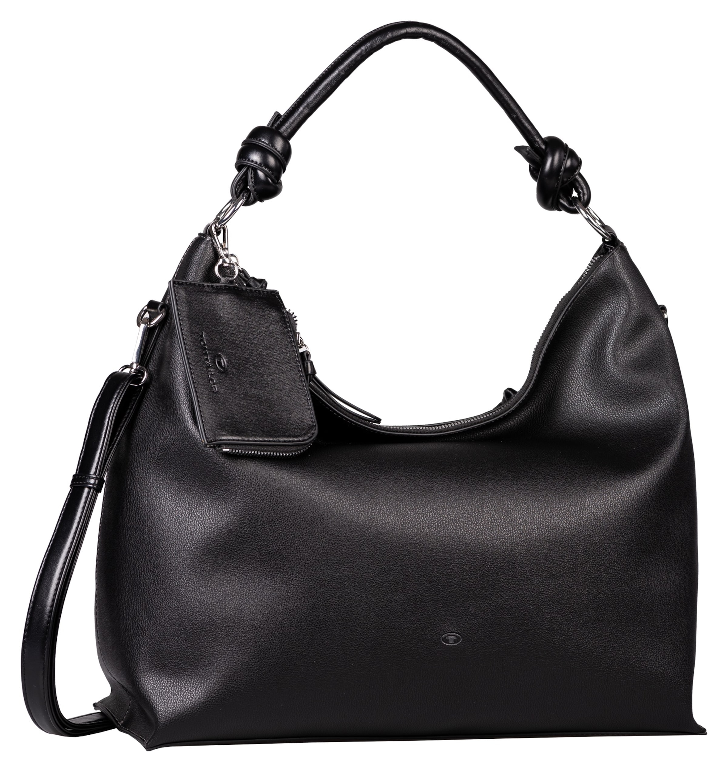 TOM TAILOR Crossbody bag 'Hannah' in Black: front
