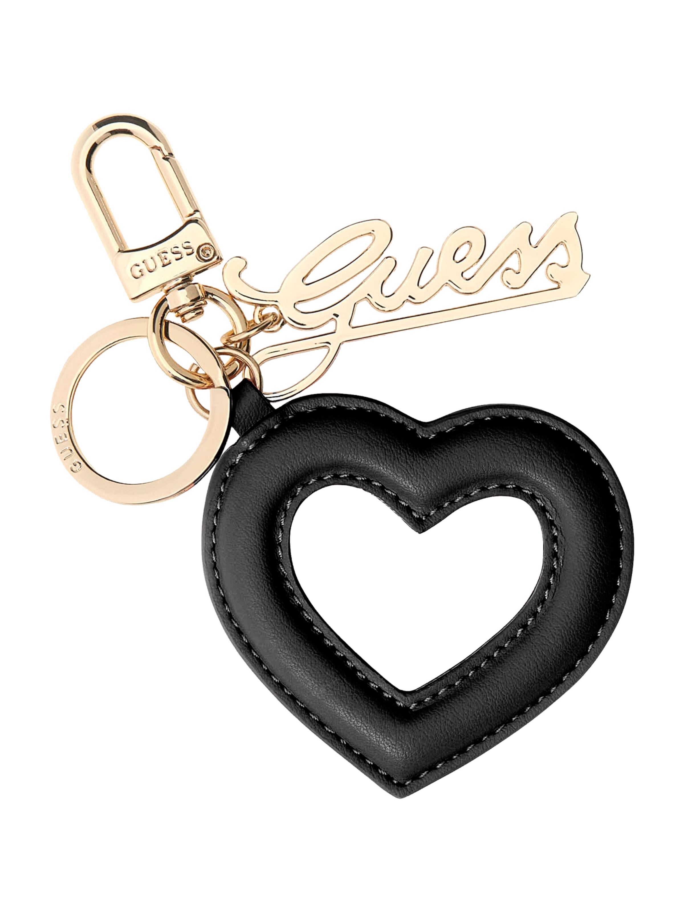 GUESS Prívesky na kľúče - Čierna: predná strana