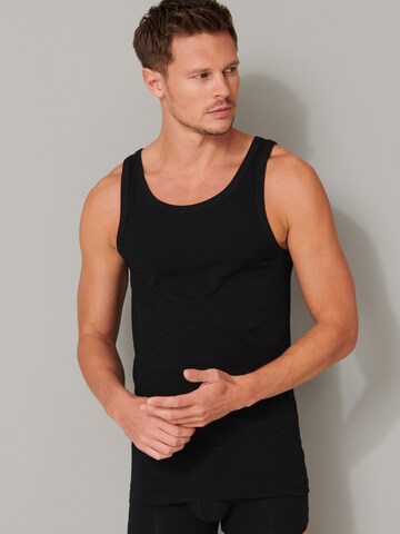 Maillot de corps '95/5' SCHIESSER en noir : devant