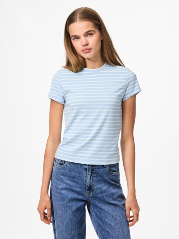PIECES Shirt 'PCMonique' in Blue: front