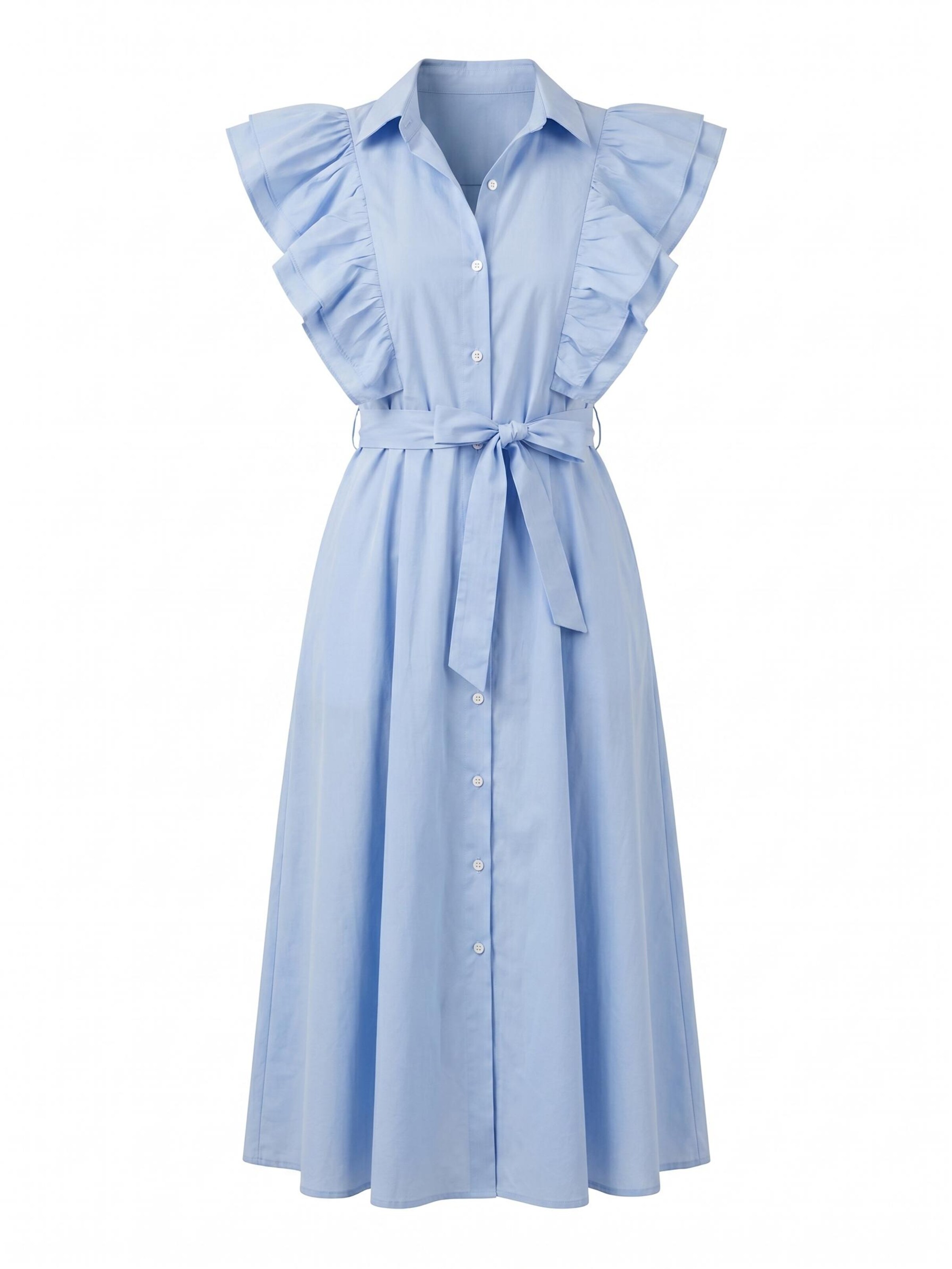 Shop Karey Avondjurk in Blauw: voorkant