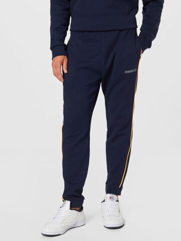 Tapered Pantaloni sport de la Reebok pe albastru: față