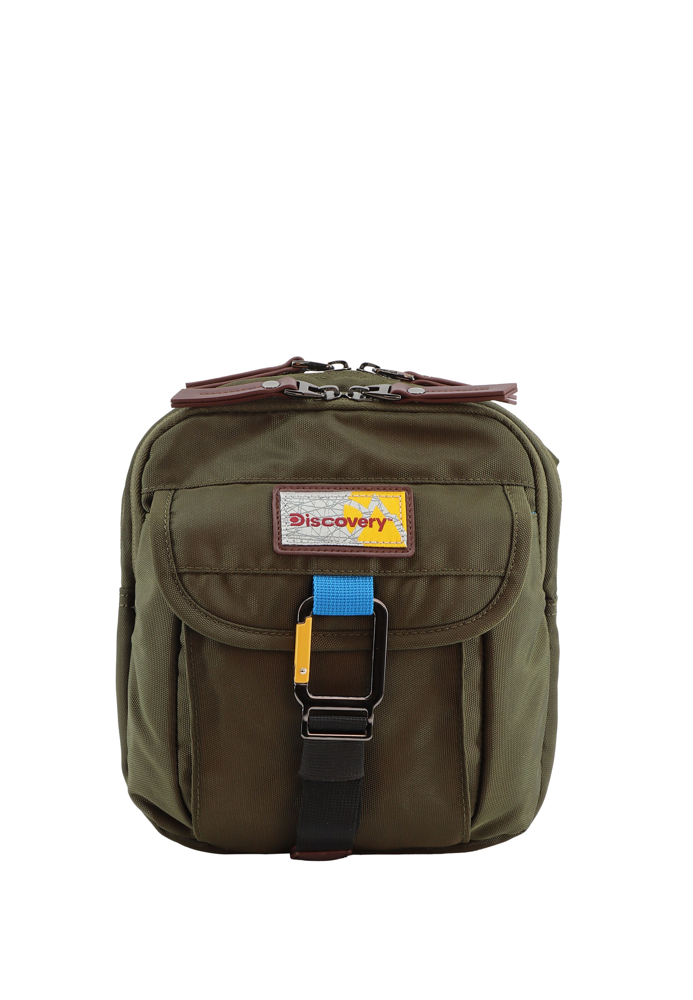 Discovery Schultertasche in Braun: Vorderseite