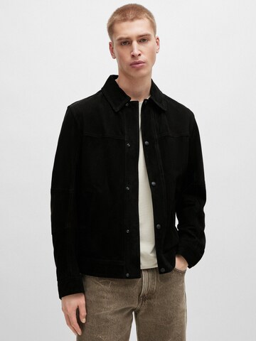 BOSS Between-Season Jacket ' Jomister ' in Black: front