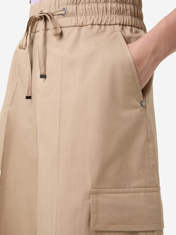 BOGNER Wide Leg Hose in Beige