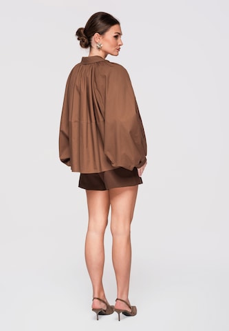 Ombre Blouse in Brown