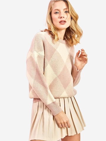 Pull-over 'Pullover' Bianco Lucci en rose