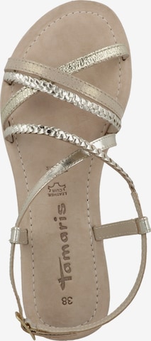 TAMARIS Sandalen met riem in Goud