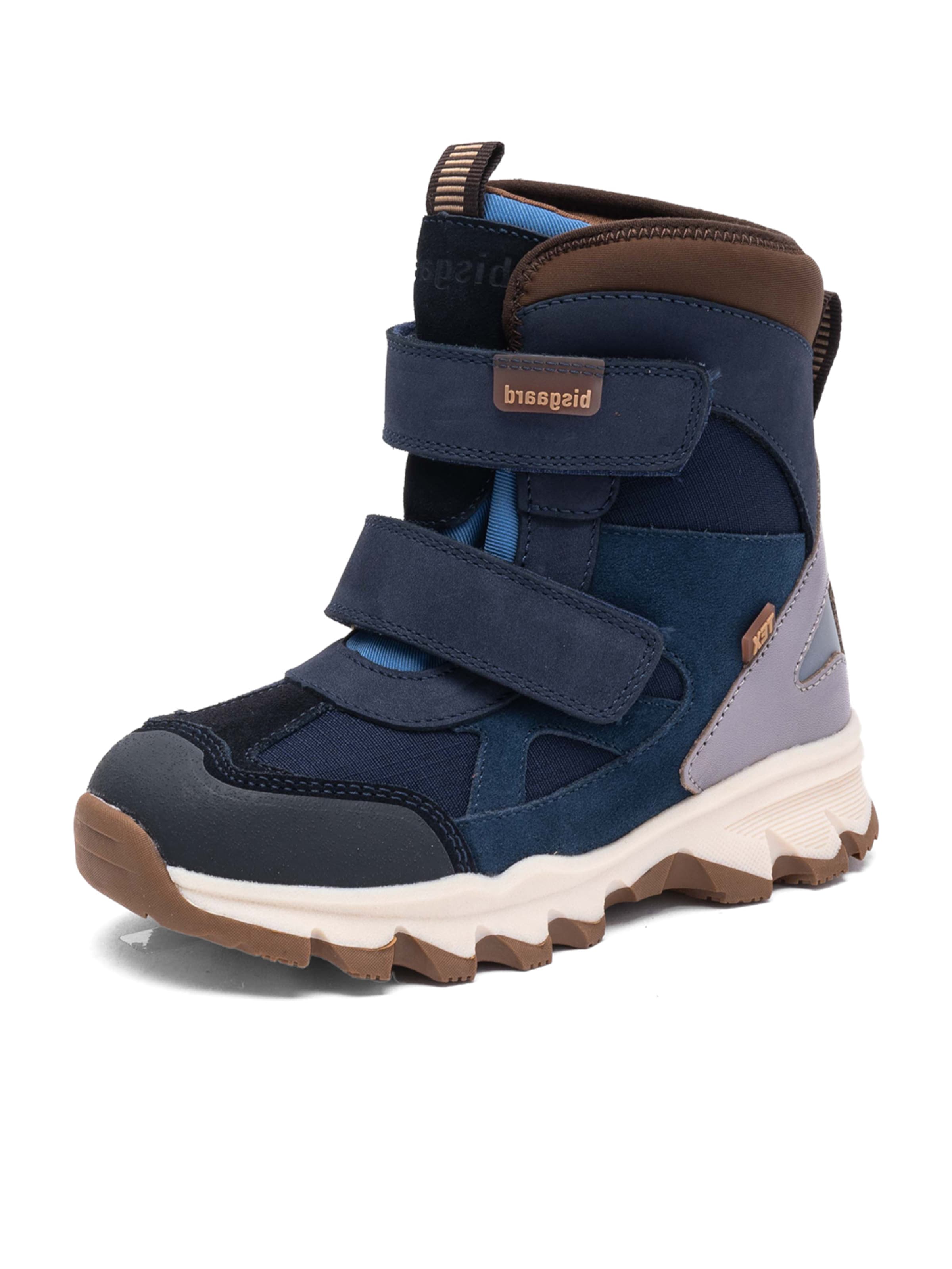 BISGAARD Škornji za v sneg 'Edon' | modra barva: sprednja stran