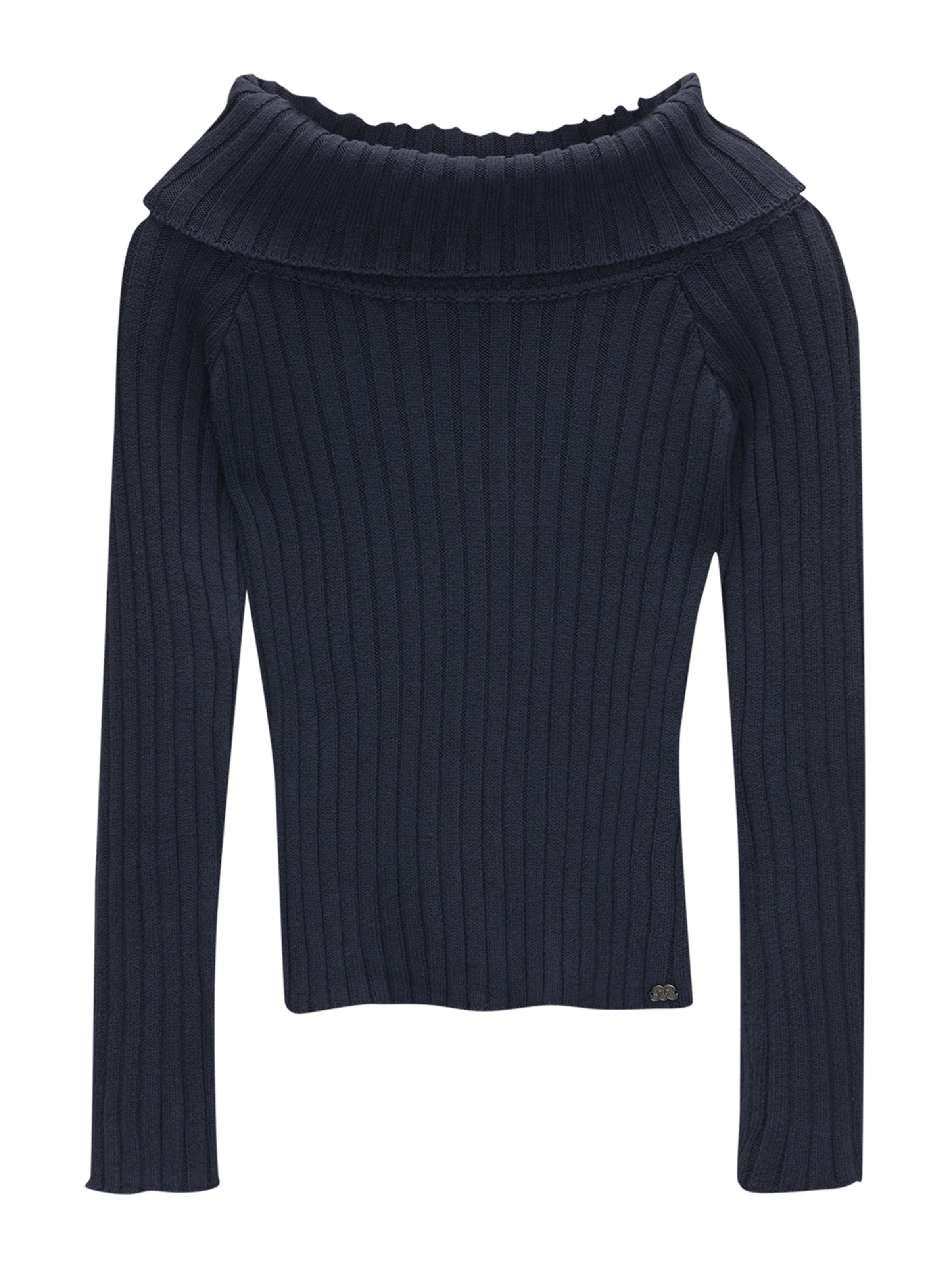 Pull&Bear Sweater in Blue: front