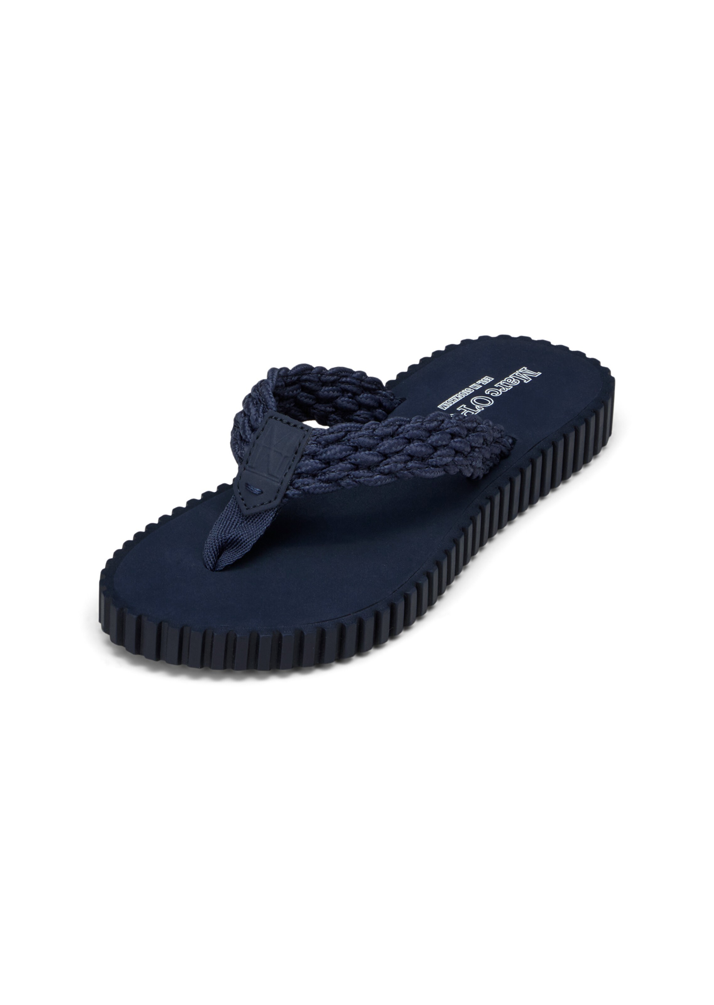 Marc O'Polo Teenslipper in Blauw: voorkant