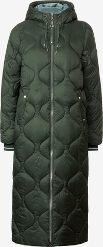 STREET ONE Winter Coat in Green: front