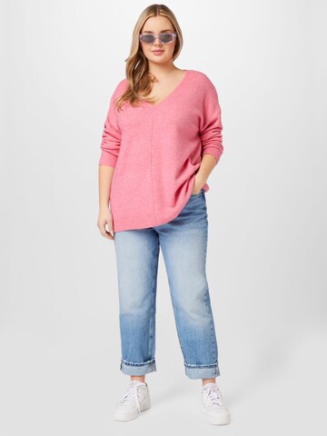 Pull-over Esprit Curves en rose