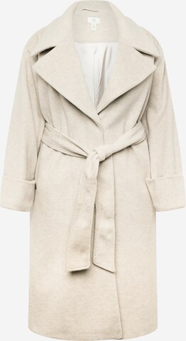 River Island Plus Between-seasons coat in Beige: front