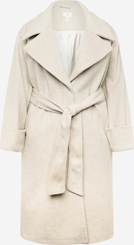 Manteau mi-saison River Island Plus en beige : devant