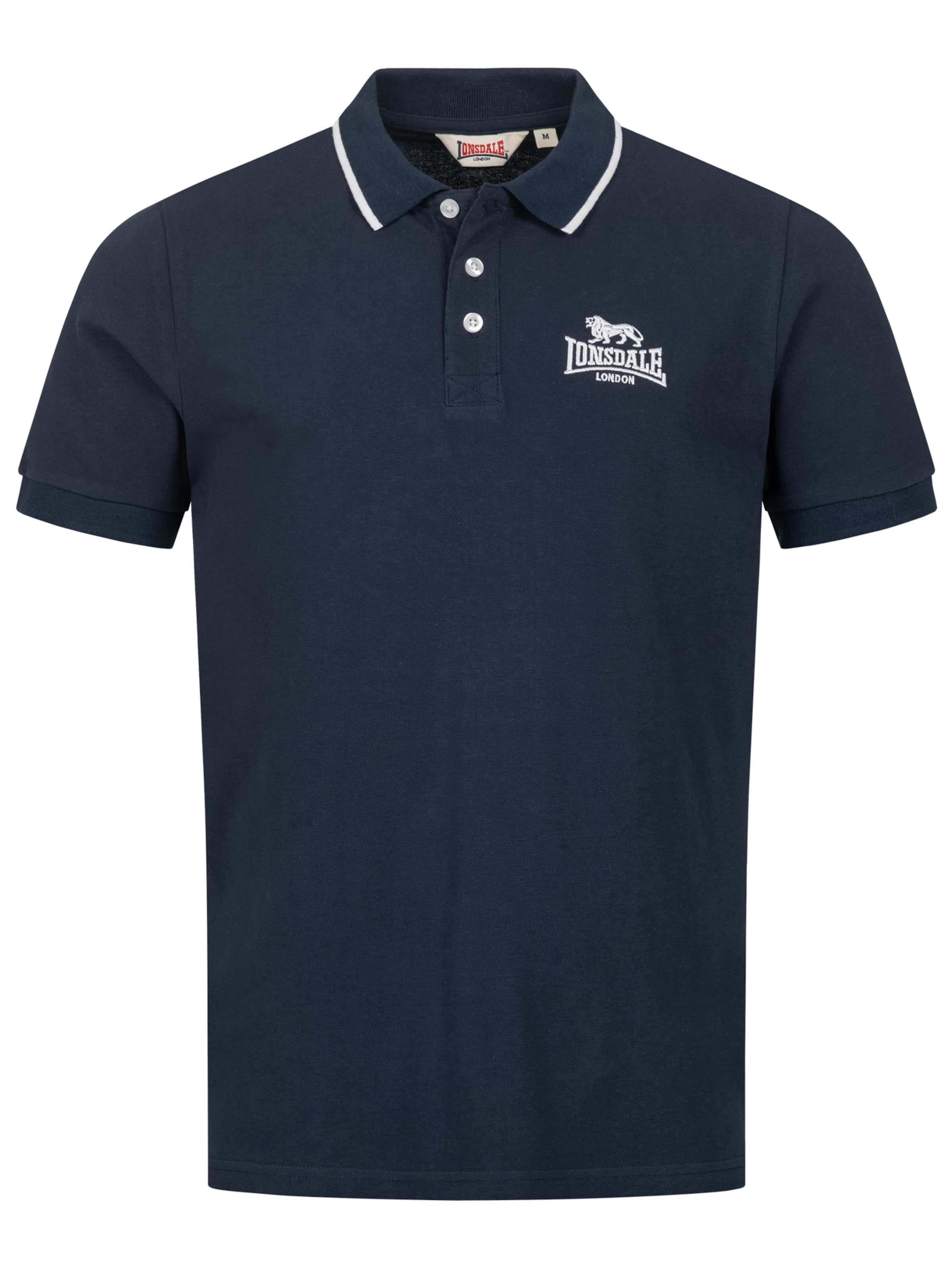 LONSDALEMajica 'Ballygalley' - plava boja: prednji dio