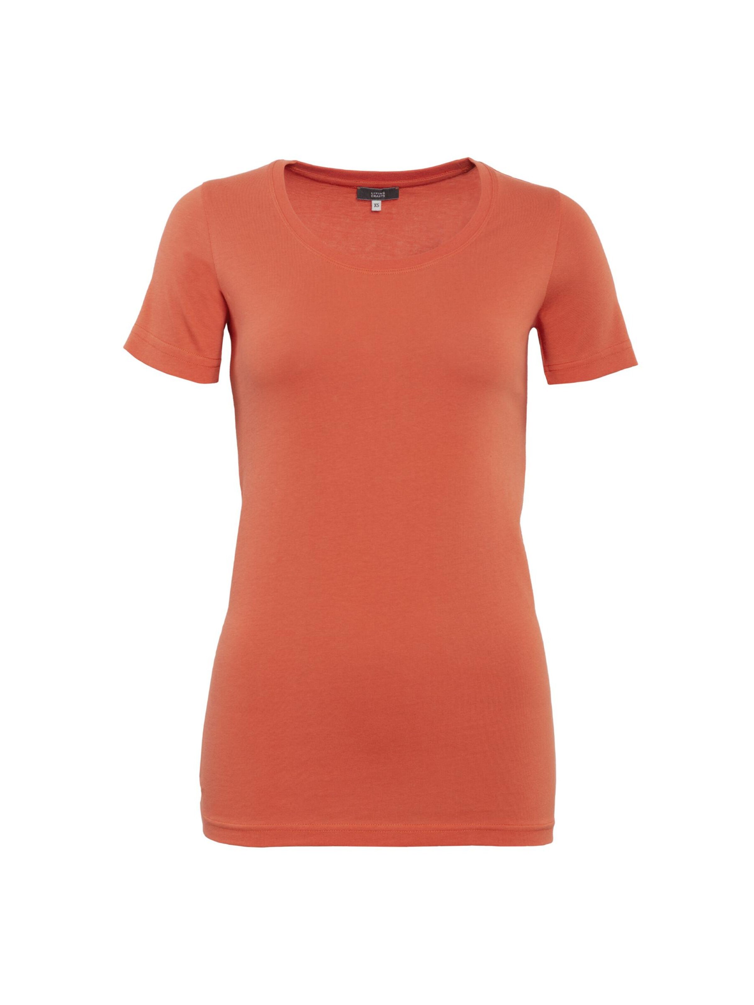 Living Crafts Shirt 'FRIEDA' in Orange: front