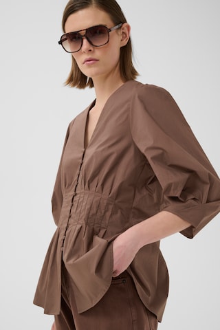 InWear - Blusa 'HAZE' en marrón