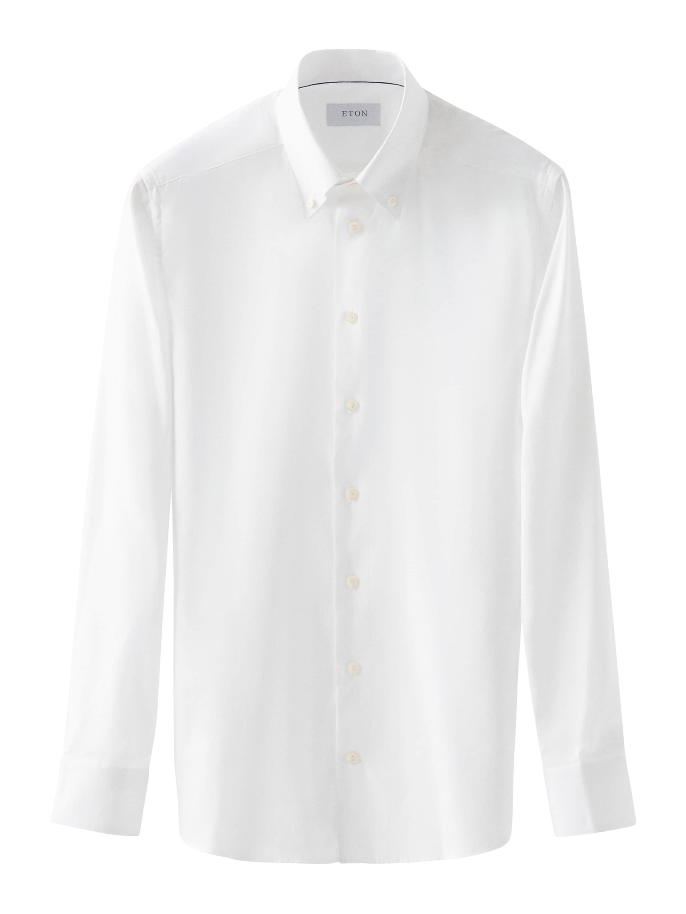 ETON Slim fit Businessskjorta i vit: framsida