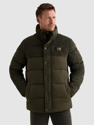 Giacca di mezza stagione 'Gobbler Mix jacket' di PME Legend in verde: frontale