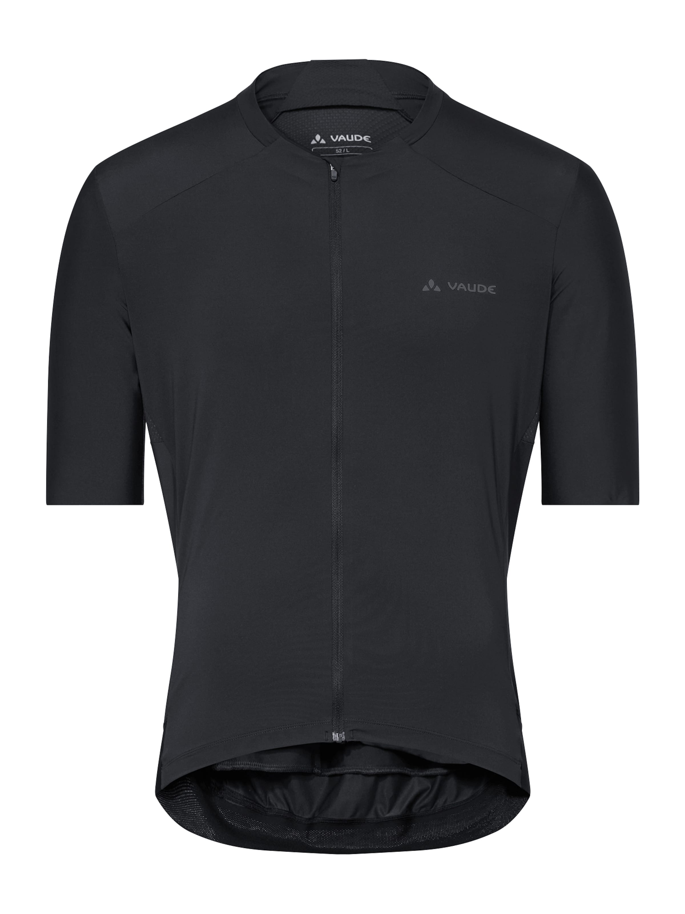 VAUDE Tricot 'Furka' in Zwart: voorkant