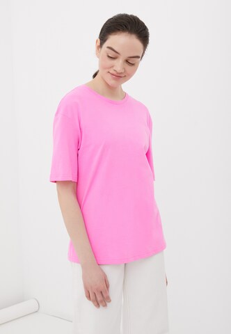 Finn Flare Shirt 'Basic' in Pink: Vorderseite