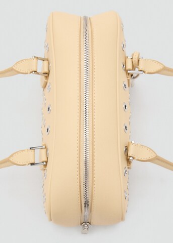 MANGO Shoulder Bag 'Hft Cadiz' in Beige