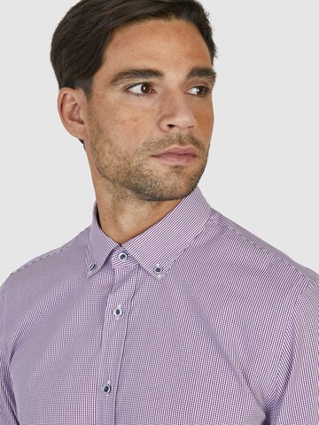 Coupe regular Chemise business HECHTER PARIS en violet