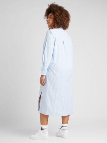 Robe-chemise 'BENNE' EVOKED en bleu