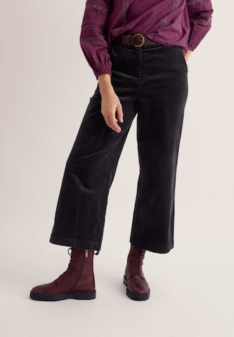 Seasalt Cornwall Wide Leg Hose 'Asphodel' in Schwarz: Vorderseite