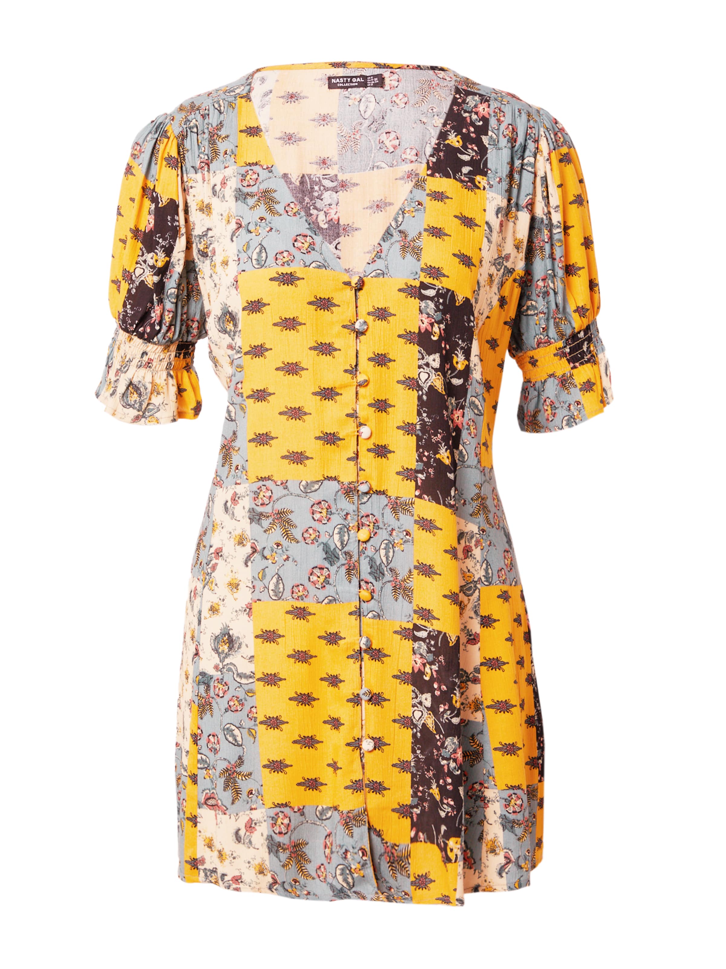 Nasty Gal - Vestido em mistura de cores: frente