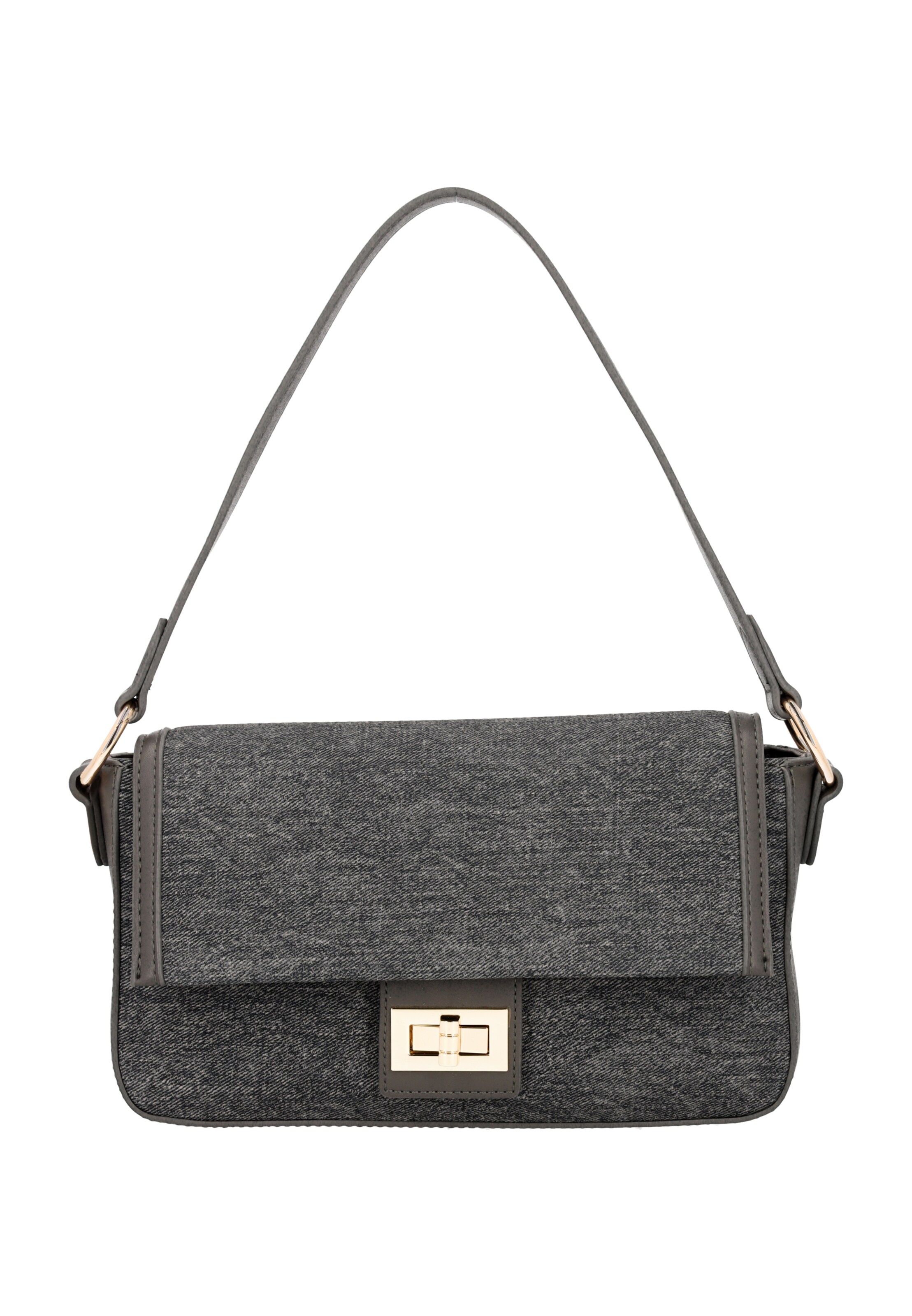 faina Τσάντα ώμου σε μαύρο: μπροστά