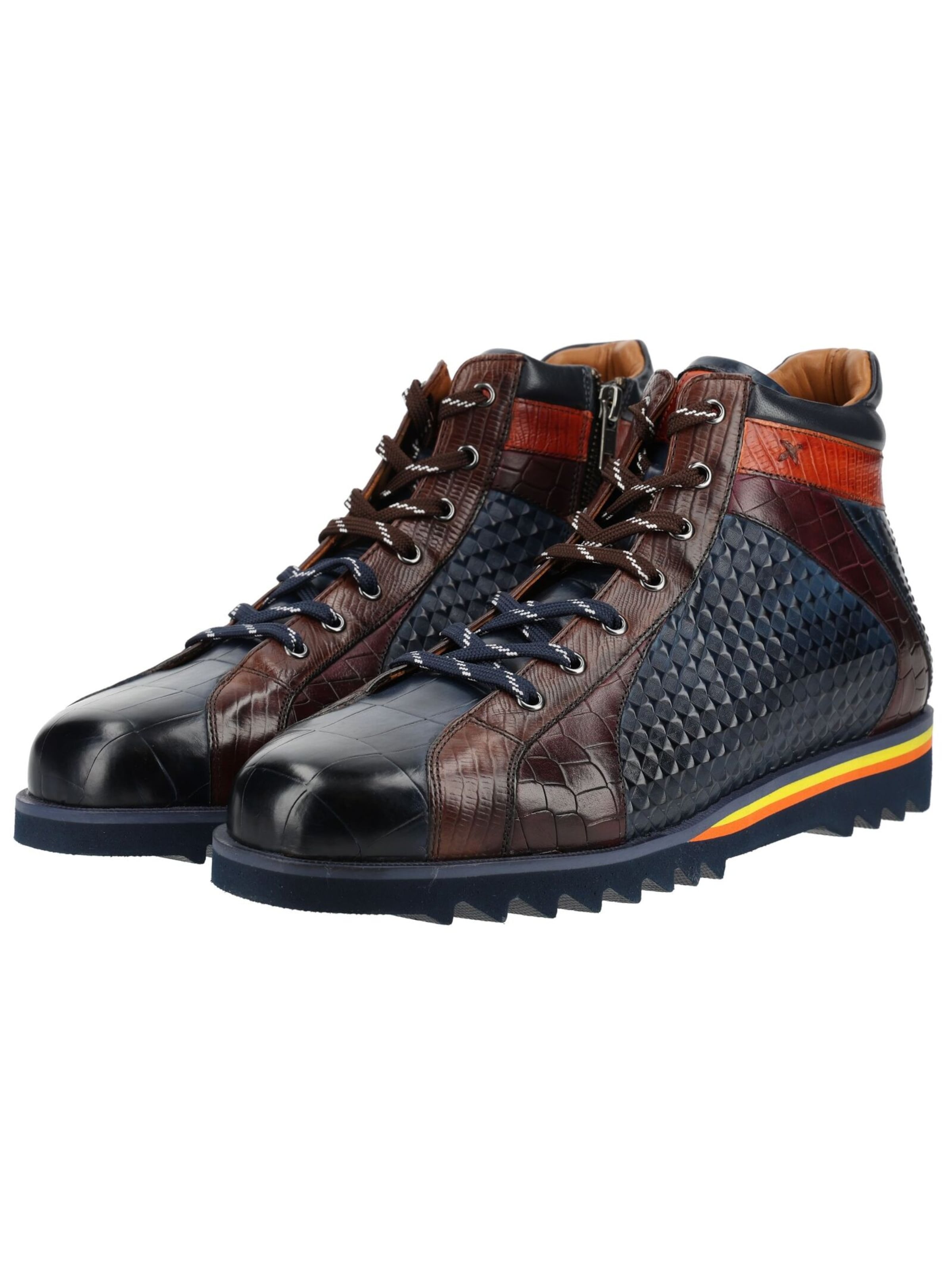 Bottines à lacets MELVIN & HAMILTON en bleu