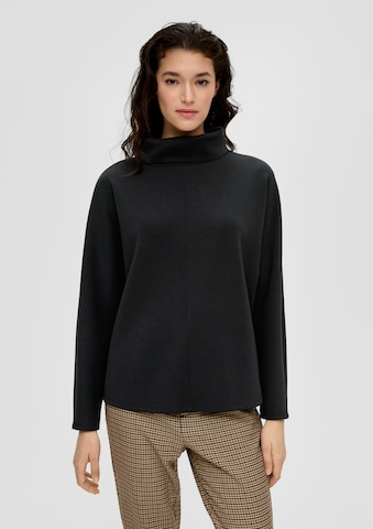 s.Oliver Sweatshirt in Black: front