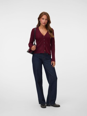 Cardigan 'VMMarla' VERO MODA en rouge