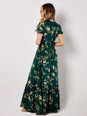 Apricot Summer dress in Green