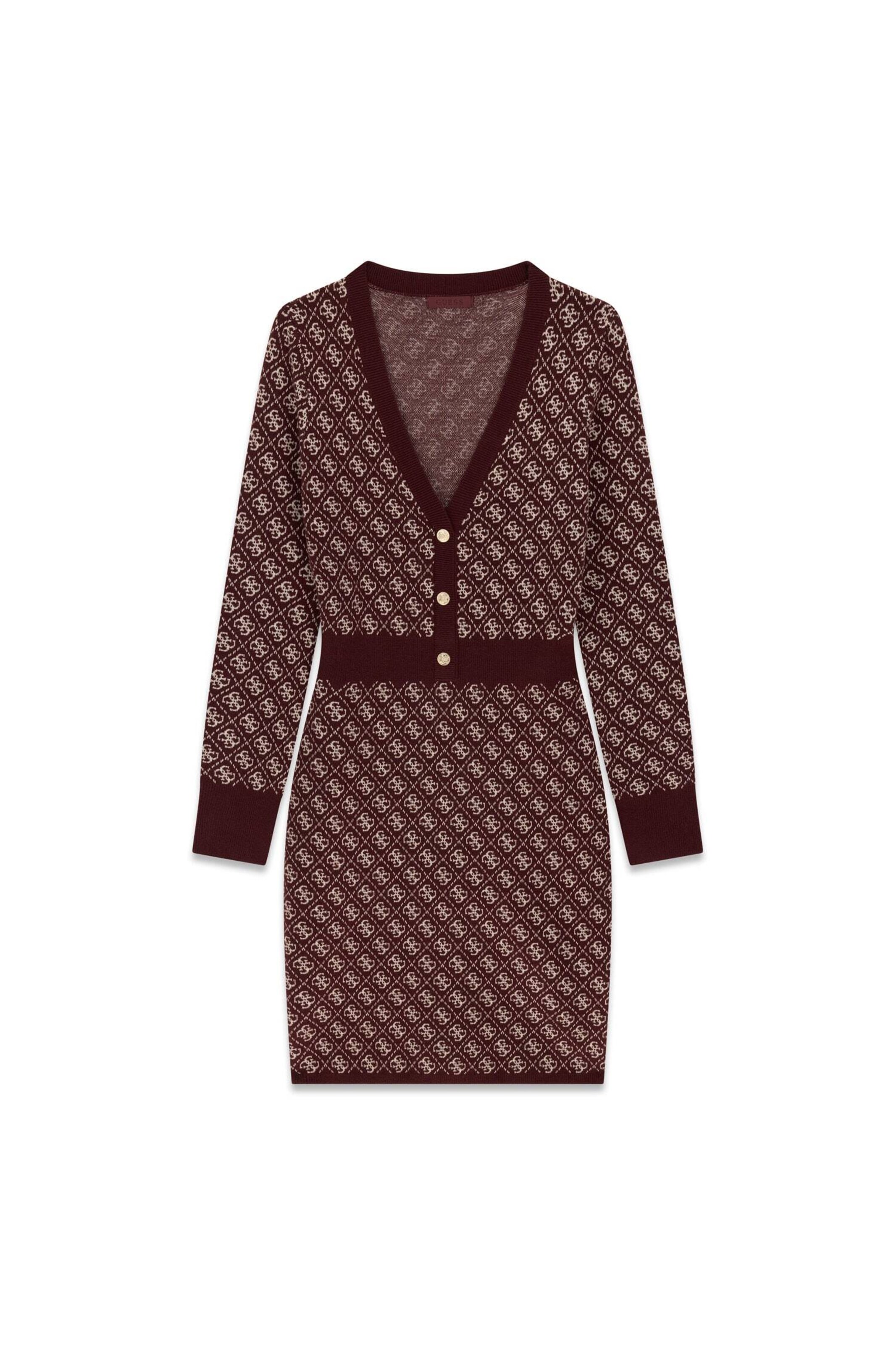GUESS Kleid in Braun: Vorderseite