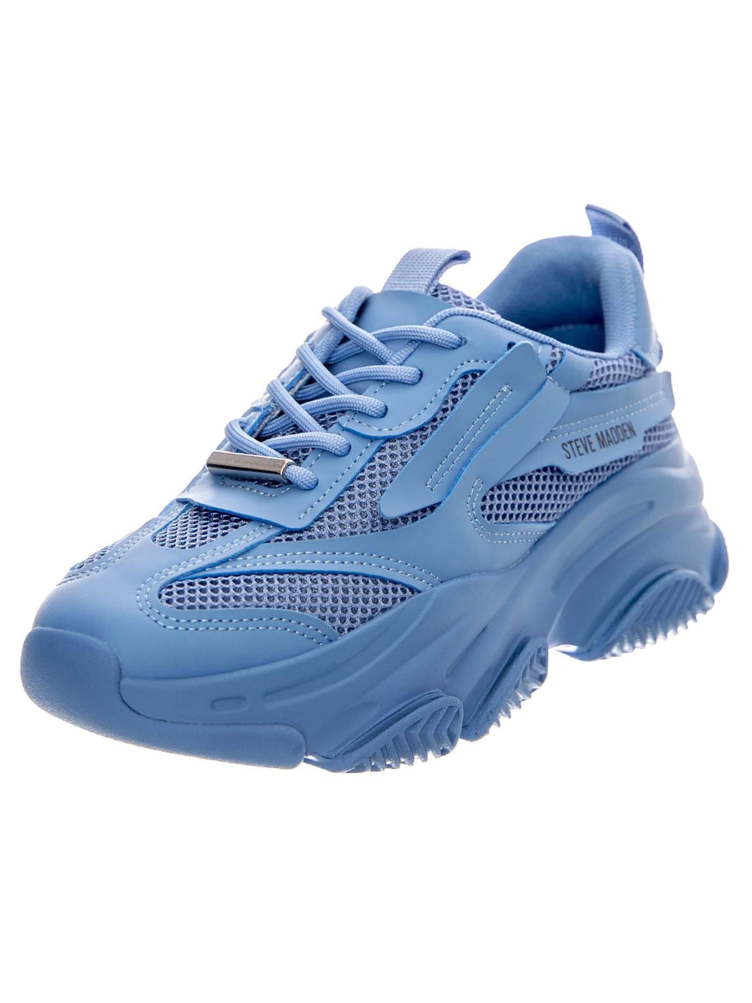 STEVE MADDEN Sportieve veterschoen 'Possession' in Blauw: voorkant